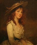 George Romney Portrait of Miss Constable oil painting reproduction